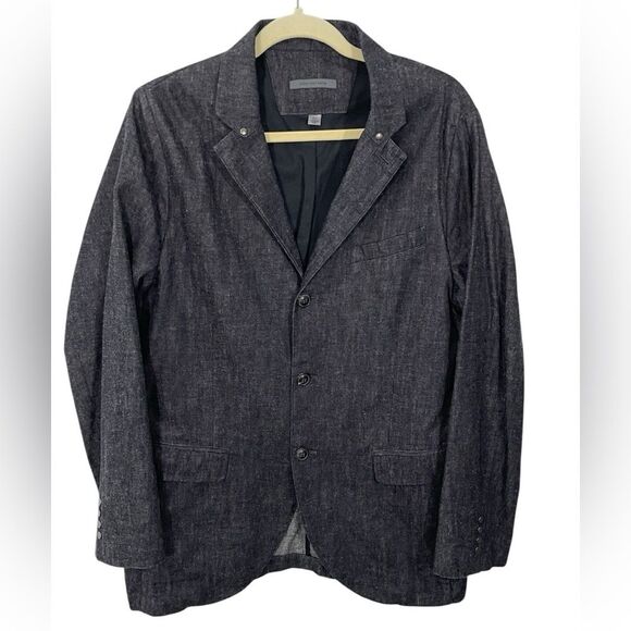 John Varvatos Linen Blend Blazer Jacket Men’s Size EU 52 US 42 M/L - Picture 1 of 14